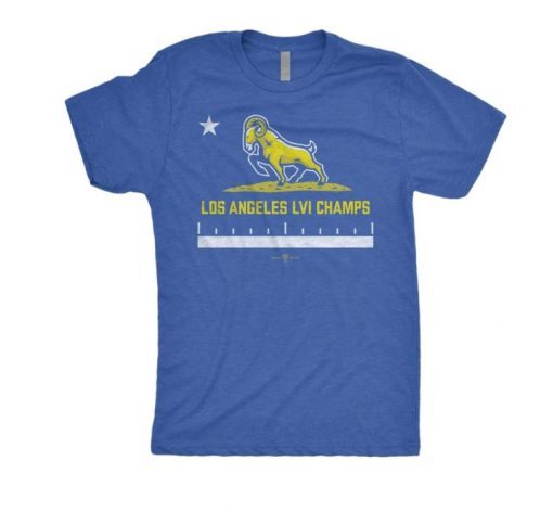 Official Los Angeles LVI Champs 2022 TShirt
