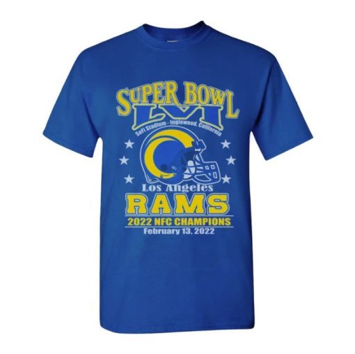 Classic LA rams champion Superbowl 2022, Superbowl LVI Los Angeles Rams TShirt