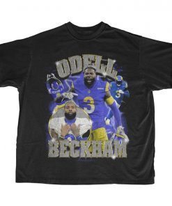 T-Shirt Odell Beckham Light Distressed Rams Los Angeles