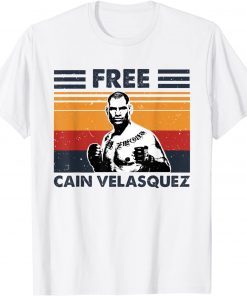 Free Cain Velasquez Retro Vintage Premium Unisex T-Shirt