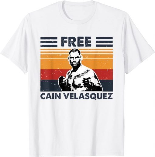 Free Cain Velasquez Retro Vintage Premium Unisex T-Shirt