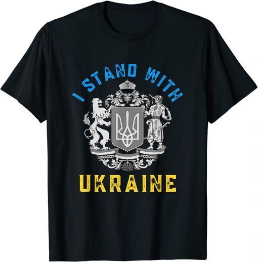 Classic Support Ukraine I Stand With Ukraine Ukrainian Flag Ukraine T-Shirt