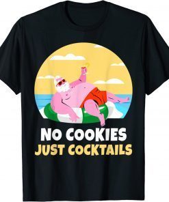 Santa Summer Christmas In July Xmas Cocktail Beach Unisex Shirt