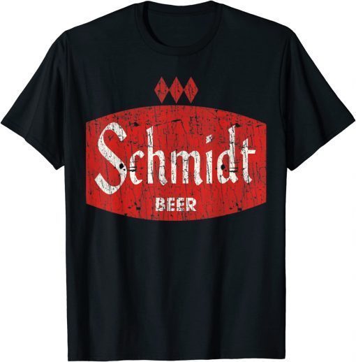 Classic Schmidt Beer Retro Defunct Brewing T-Shirt