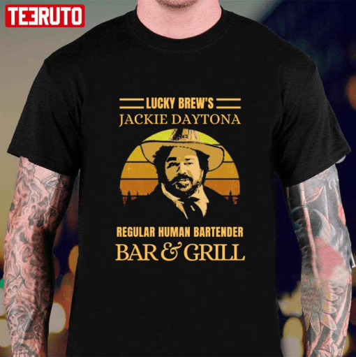 Regular Human Bartender Bar Brews Jackie Daytona And Grill T-Shirt