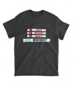 Seattle Kraken Three Wrongs Make A Wright T-Shirt