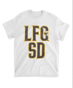 Funny LFGSD Stacked Letters TShirt