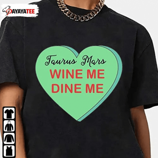 Zodiac Wine Me Dine Me T-Shirt