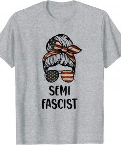 2023 Semi-Fascist Funny Political Humor Biden Quotes T-Shirt