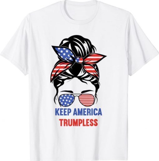 Keep America Trumpless USA Flag T-Shirt