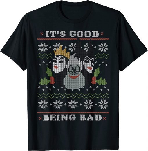 Disney Villains Good Bad Ugly Christmas Sweater Classic Shirts