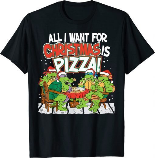 Teenage Mutant Ninja Turtles Pizza For Christmas Gifts Shirts