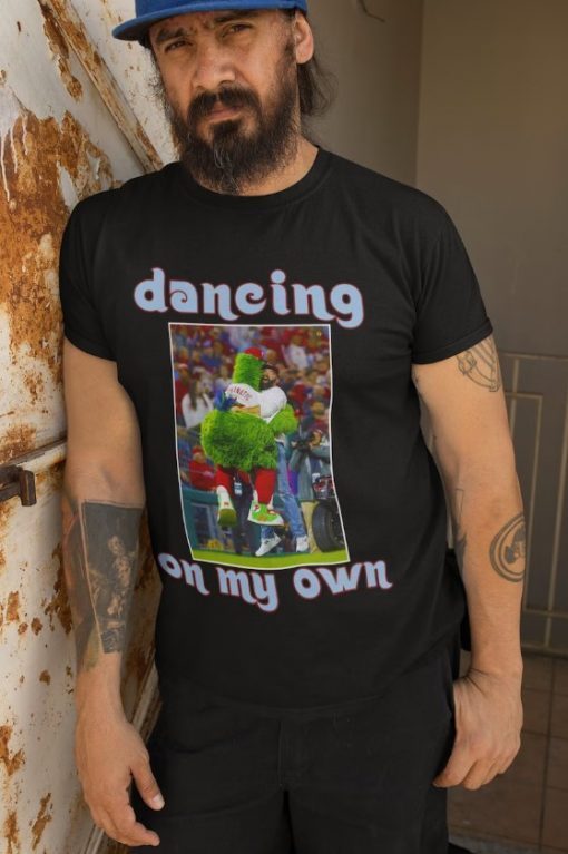 Jason Kelce Dancing On My Own, NLCS Champs Philly Fanatic Tee Shirts