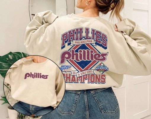 Phillies Baseball Style 90s Shirt