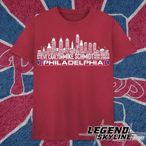 2022 Philadelphia Baseball Team All Time Legends Shirt