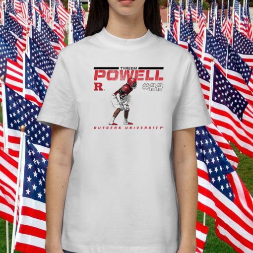 Rutgers Ncaa Football Tyreem Powell Caricature Shirts
