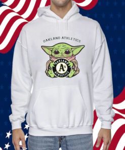 Baby Yoda Hug Logo Oakland Athletics Sport 2023 Tee Shirt
