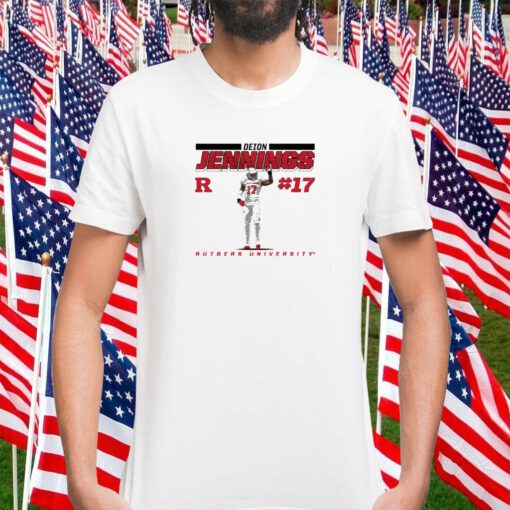Rutgers NCAA Football Deion Jennings Caricature Tee Shirt