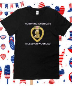 Honoring Americas Killed Or Wounded 2023 Shirt