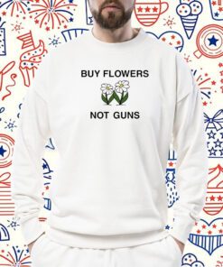 John Mclaughlin Buy Flowers Not Guns T-Shirt