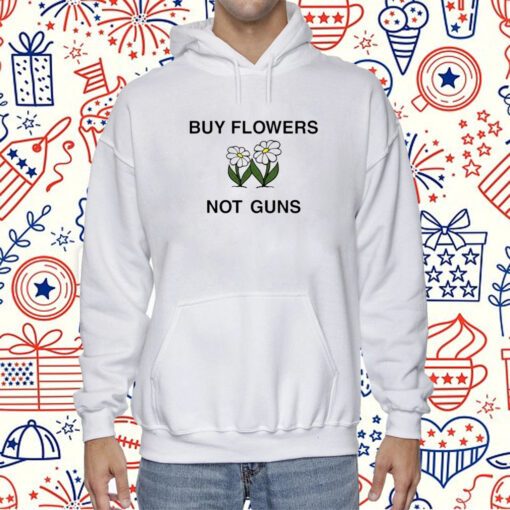 John Mclaughlin Buy Flowers Not Guns T-Shirt