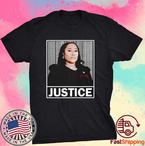 Fani Willis District Attorney Seeks Justice Tee Shirt