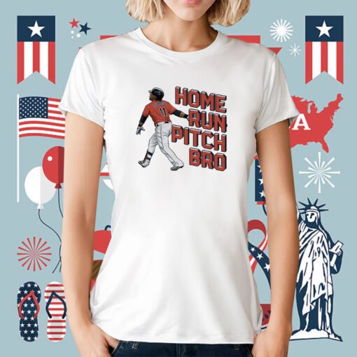 Home Run Pitch Bro Tee Shirt