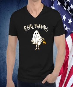 Real Friends Spooky Ghost Funny T-Shirt