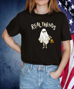 Real Friends Spooky Ghost Funny T-Shirt