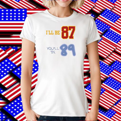 Taylor Swift And Travis Kelce 87 And 1989 TShirts