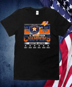 Houston Astros 2023 Al West Division Champions Shirts