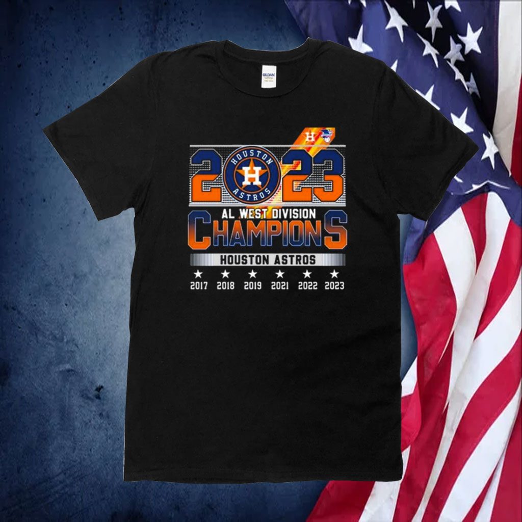 Houston Astros 2023 Al West Division Champions Shirts