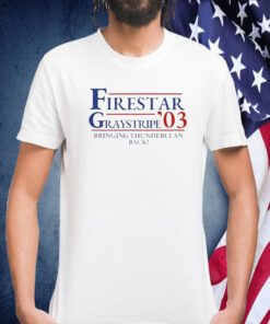 Firestar Graystripe ’03 Bringing Thunderclan Back Tee Shirt