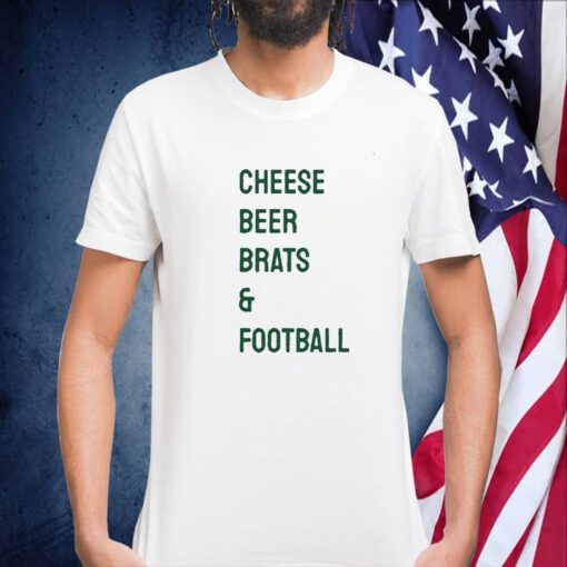 Cheese Beer Brats and Football Shirts