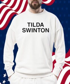 Alan Wearing A Tilda Swinton Tee Shirt