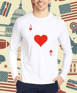 Ace of Hearts Costume Deck of Cards Playing Card Halloween T-Shirt