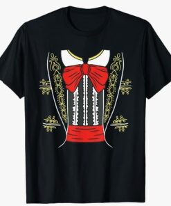 Mariachi Charro Mexican Costume For Cinco De Mayo Halloween T-Shirt