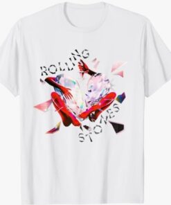Official The Rolling Stones Exclusive Prism Heart T-Shirt
