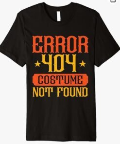 Error 404 Page Not Found Internet Present HTTP Code Funny Premium T-Shirt
