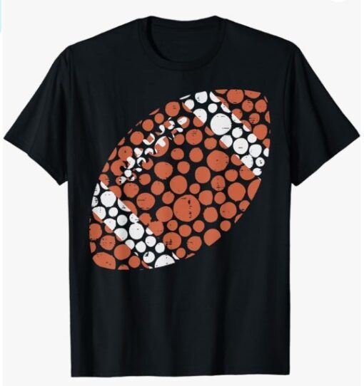 American Football Dots International Dot Day Men Boys Kids T-Shirt