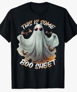 Funny Halloween This is Some Boo Sheet Costume Men Women T-Shirt