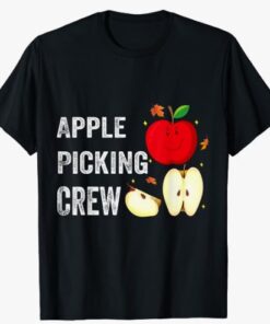 Funny Apple Picking Crew Apple Harvest Outfit Fall Autumn T-Shirt