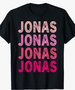 Personalized Name Jonas I Love Jonas T-Shirt