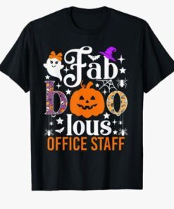 Fab Boo Lous Office Staff Shirt Funny Halloween Costume T-Shirt