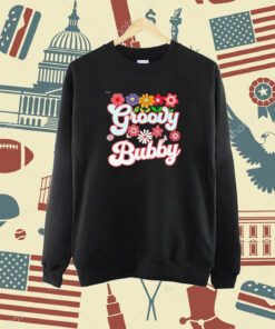 Groovy Bubby Floral Hippie Retro Daisy Flower Mother's Day Premium T-Shirt