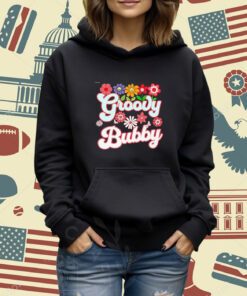 Groovy Bubby Floral Hippie Retro Daisy Flower Mother's Day Premium T-Shirt