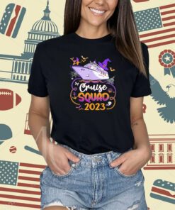 Halloween Cruise Squad 2023 Matching Cruising Crew Vacation T-Shirt