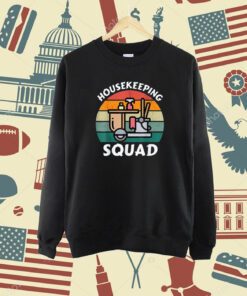 Housekeeping Squad Design | Housekeeper Appreciation Retro T-Shirt