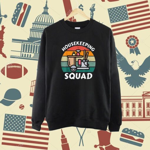 Housekeeping Squad Design | Housekeeper Appreciation Retro T-Shirt