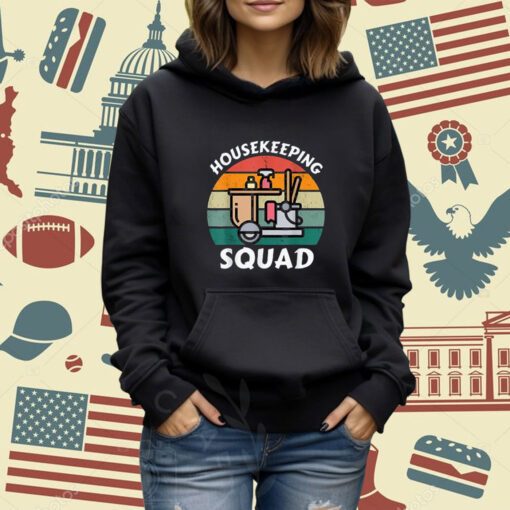 Housekeeping Squad Design | Housekeeper Appreciation Retro T-Shirt